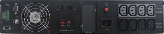 CyberPower OL1500ERTXL2U UPS On-Line 1500VA 1350W mit 8 IEC Steckdosen