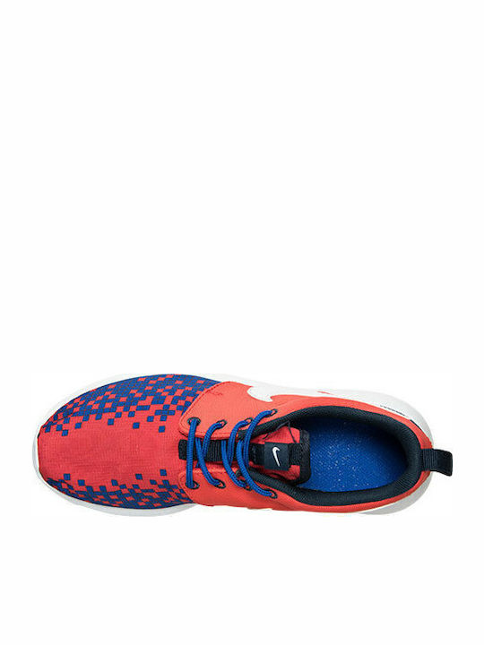 Roshe One Print Αθλητικά Παιδικά Παπούτσια Running με Κορδόνια Πορτοκαλί