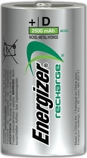 Energizer Power Plus Wiederaufladbare Batterien D Ni-MH 2500mAh 1.2V 2Stück