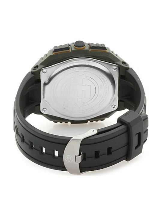 Timex Expedition Vibe Shock Digital Uhr mit Schwarz Kautschukarmband