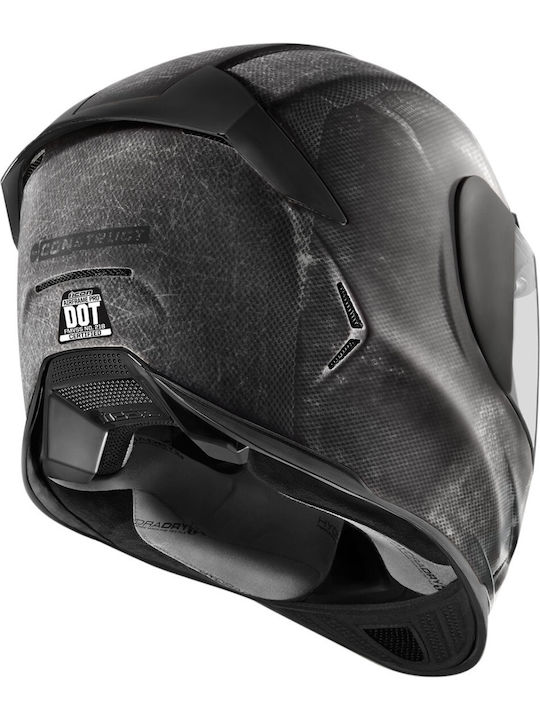 Icon Airframe Pro Full Face Helmet DOT / ECE 22.05 1630gr Construct Black