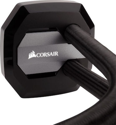 Corsair Hydro H80i v2 (v2) Υδρόψυξη Επεξεργαστή Μονού Ανεμιστήρα 120mm για Socket 1200/115x με RGB Φωτισμό