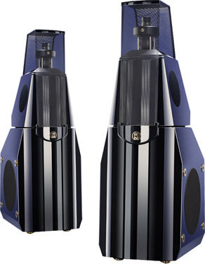 MBL Radialstrahler mbl 111 F Paar Hi-Fi Lautsprecher Boden Schwarz / Gold / Weiß