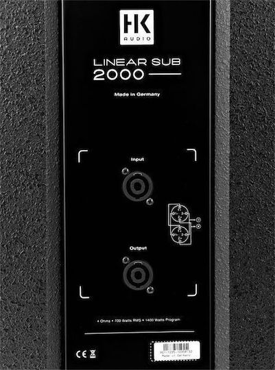 HK Audio L Sub 2000 (Passive) 2000 Passiv Subwoofer PA 50.6x61x80.6cm.
