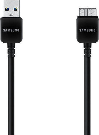 Samsung Regular USB 3.0 to micro USB Cable Μαύρο 1.5m (ET-DQ11Y1BE)
