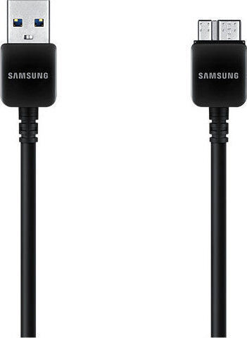 Samsung Regular USB 3.0 to micro USB Cable Μαύρο 1.5m (ET-DQ11Y1BE)
