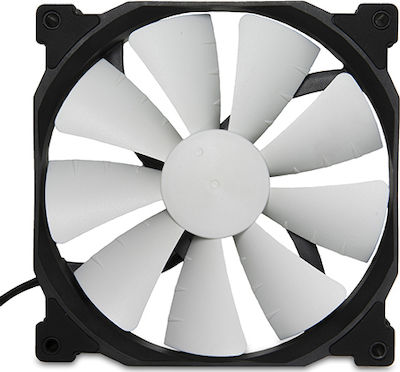 Phanteks PH-F140SP Вентилатор за кутия с Бял осветление и връзка 3-Pin