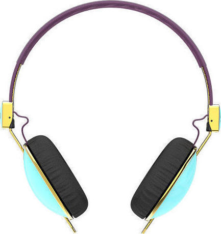 Skullcandy Knockout Robin/Purple Ενσύρματα Over Ear Ακουστικά Τιρκουάζ