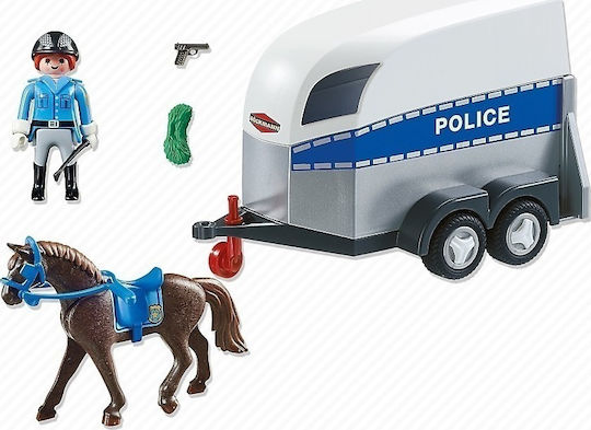 Playmobil City Action Police with Horse and Trailer for 4-10 years old