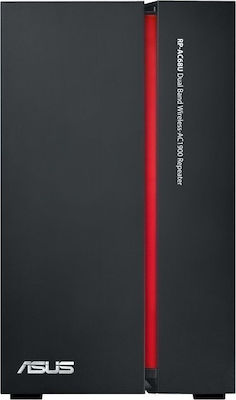 Asus RP-AC68U WiFi Extender Dual Band (2.4 & 5GHz) 1900Mbps με 5 Θύρες Gigabit Ethernet