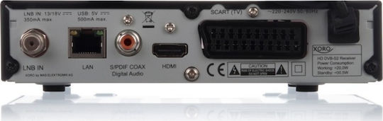 Xoro Satellite Decoder HRS 8660 HD (720p) DVB-S2 with PVR Recording Function in Black Color