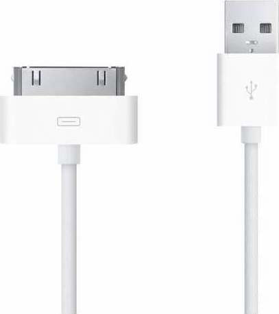 Forcell USB to 30-Pin Cable Λευκό 1m (5901737028198)