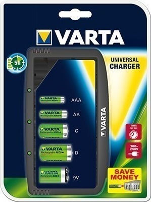 Varta Universal Charger (Old) 4 Μπαταριών Ni-MH Μεγέθους AA/AAA/9V/D