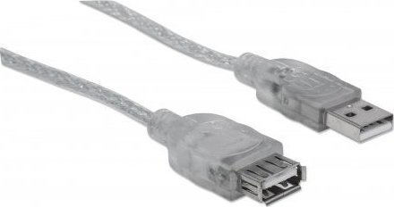 Manhattan USB 2.0 Cable USB-A male - USB-A female 3m (340496)