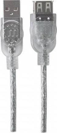 Manhattan USB 2.0 Cable USB-A male - USB-A female 3m (340496)