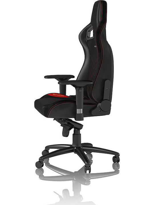 Noblechairs Epic Καρέκλα Gaming Δερματίνης με Ρυθμιζόμενα Μπράτσα Μαύρο/Κόκκινο