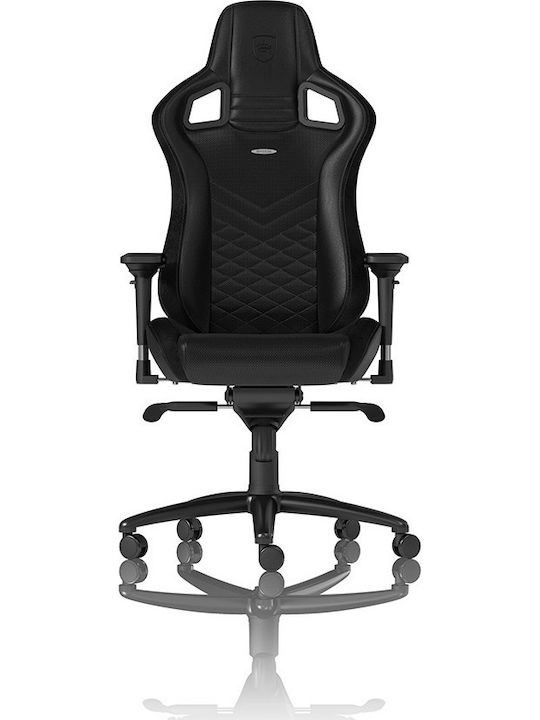Noblechairs Epic Καρέκλα Gaming Δερματίνης με Ρυθμιζόμενα Μπράτσα Μαύρη