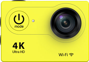 Eken H9 Екшън камера 4K Ultra HD Подводна (с калъф) с WiFi с дисплей 2"