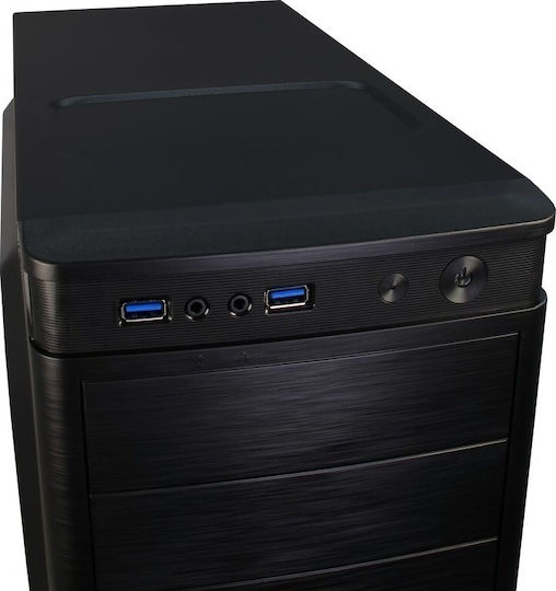 Inter-Tech IT-5905 Midi Tower Computer Case Black