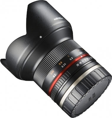 Walimex Crop Kameraobjektiv 12mm f/2 CSC Weitwinkel für Sony E Mount