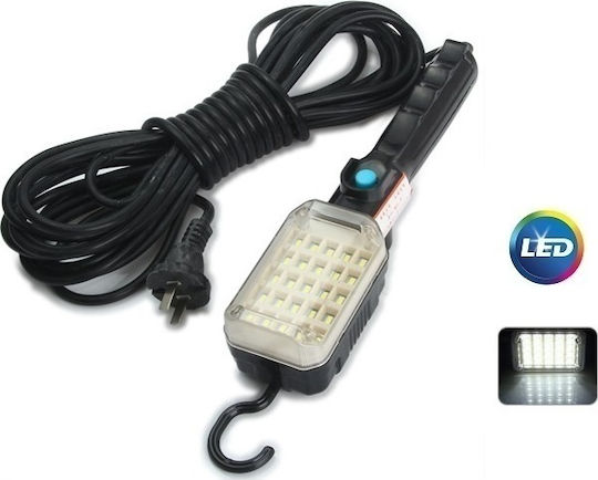 Electric Work Light with Extension Cord LED Workshop Light 25 Led - 10m Cable