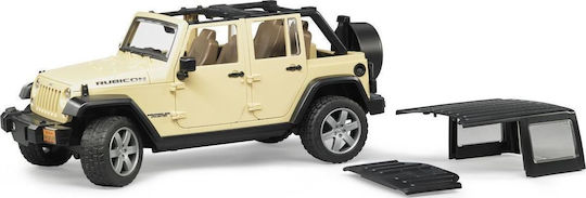 Bruder Jeep Wrangler Unlimited Rubicon Car Yellow Scale 1:24 For 3+ Years