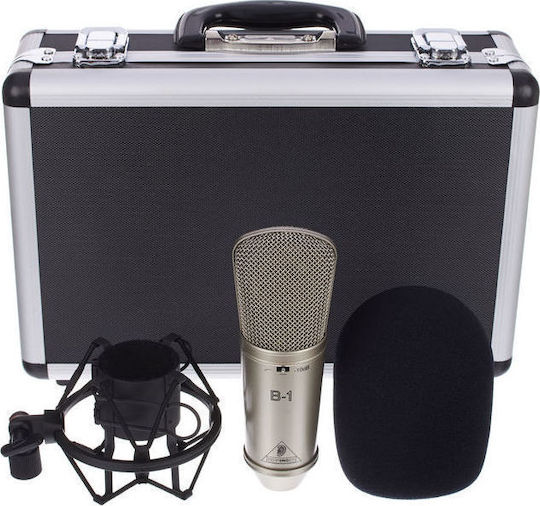 Behringer B-1 Πυκνωτικό Μικρόφωνο XLR Shock Mounted για Φωνητικά σε Χρυσό Χρώμα