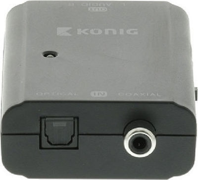 Konig CO2504 Μετατροπέας Coaxial / Toslink female σε RCA 2x female