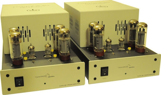 Tsakiridis Devices Apollon Plus Λαμπάτος Τελικός Ενισχυτής Hi-Fi Mono 90W/8Ω Ασημί