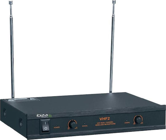 Ibiza Sound VHF2H Ασύρματο Δυναμικό Μικρόφωνο Χειρός, Κεφαλής, Ζώνης