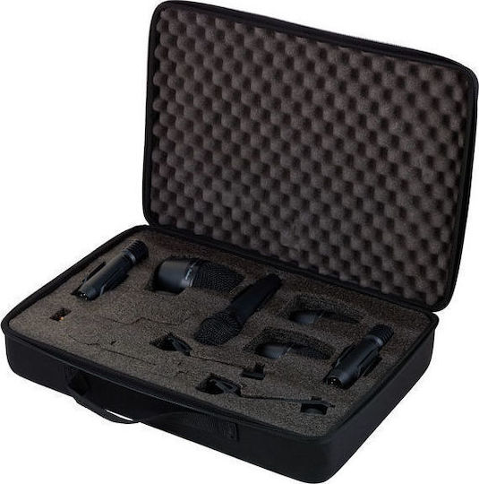 Shure PG Alta Drum Microphone Kit 6 Комплект Δυναμικό Микрофон XLR Шоково монтиран за Студио в Черен Цвят