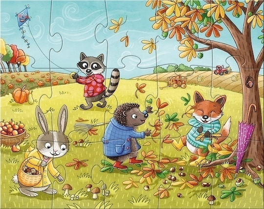 Παιδικό Puzzle Τέσσερις Εποχές για 3+ Ετών 60pcs Haba