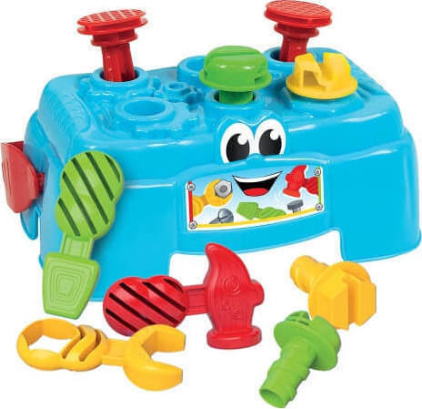 Baby Clementoni Играчка с чукче Работна маса със светлина за 10++ месеца