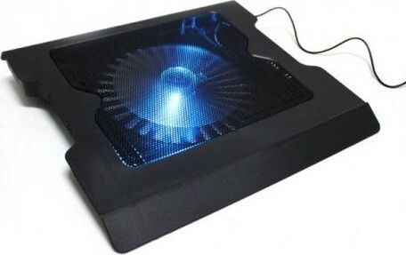 ΝΒ 883 Cooling Pad for Laptop up to 15" with 1 Fan and Lighting