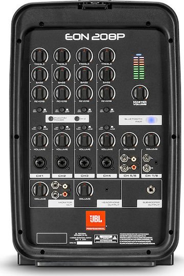 JBL EON208P Set cu Autoamplificate Difuzor 300W cu Woofer 8" 77.5x40x57.5cm.