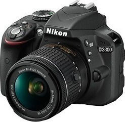 Nikon DSLR Φωτογραφική Μηχανή D3300 Kit (AF-P 18-55) Crop Frame