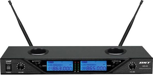 BST UDR208 Set Drahtlos Δυναμικό Mikrofon Handgemacht für Gesang