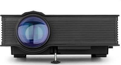 Unic UC46 CVACC-E614 Мини Проектор LCD LED лампа с Wi-Fi Черен
