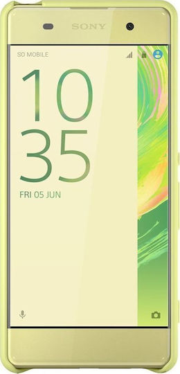 Sony Umschlag Rückseite Kunststoff Grün (Xperia XA)