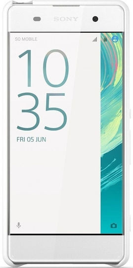 Sony Umschlag Rückseite Kunststoff Weiß (Xperia XA)