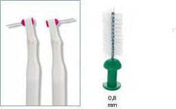 TePe Proximal Refills Ανταλλακτικά για Μεσοδόντια Βουρτσάκια 0.8mm Πράσινα 8τμχ
