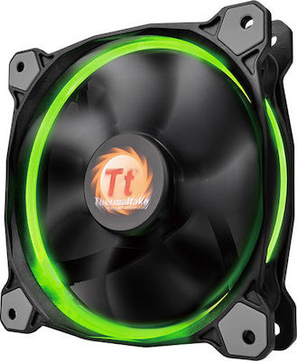 Thermaltake Riing 14 RGB Корпусен вентилатор 140мм с връзка 4-изводна ШИМ 1бр Черен