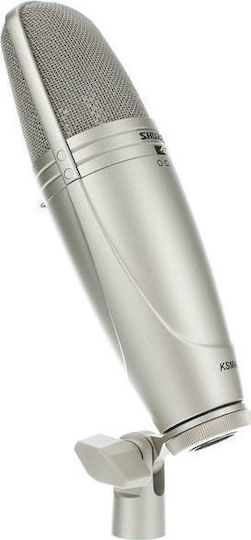 Shure KSM44A Πυκνωτικό XLR Microphone Shock Mounted for Vocals in Gold Color