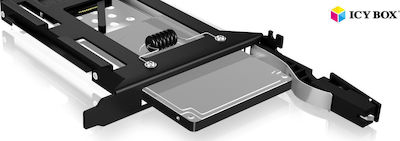 RaidSonic Icy Box IB-2207StS 3.5-Inch Mobile Rack For installation in a free PCI card Slot 2.5-Inch SATA HDD/SSD Μαύρο (25359)
