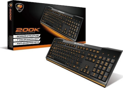 200K Gaming Πληκτρολόγιο με Φωτιζόμενα πλήκτρα (Αγγλικό US)