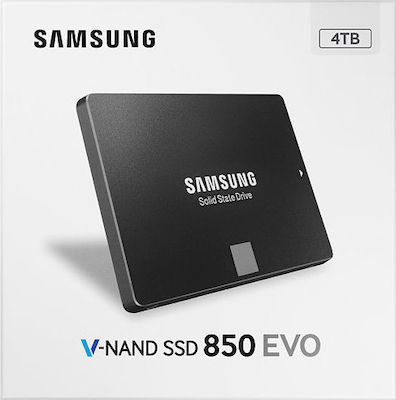 Samsung 850 Evo SSD 4.1TB τύπου 2.5'' με σύνδεση SATA III MZ-75E4T0B/EU