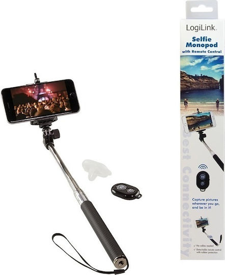 LogiLink BT0034 Selfie Stick Cu Bluetooth Telecomandă Negru BT0034