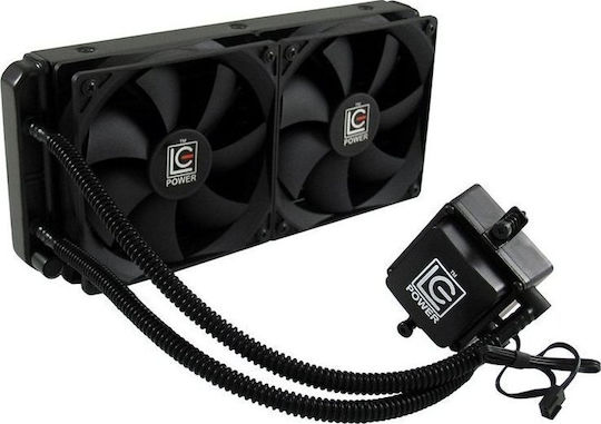 LC-Power LC-CC-240-LiCo CPU Water Cooling Dual Fan 120mm for Socket 1200/115x