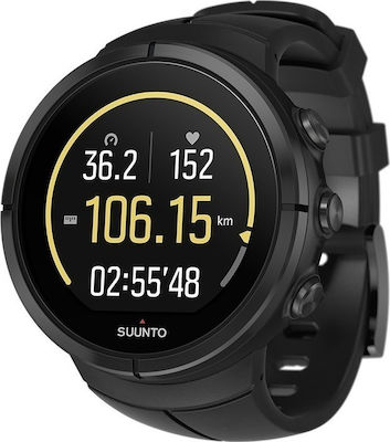 Suunto Spartan Ultra 50mm Αδιάβροχο Smartwatch με Παλμογράφο (All Black Titanium)