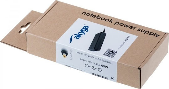 Akyga Φορτιστής Laptop 65W 19V 3.42A για Acer χωρίς Καλώδιο Τροφοδοσίας